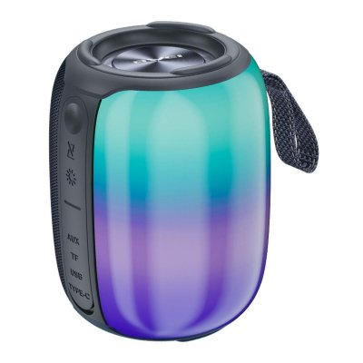 YONIS Enceinte Bluetooth &Eacute;tanche Avec Lumi&egrave;res Rgb Pour Ambiance Musicale Unique 