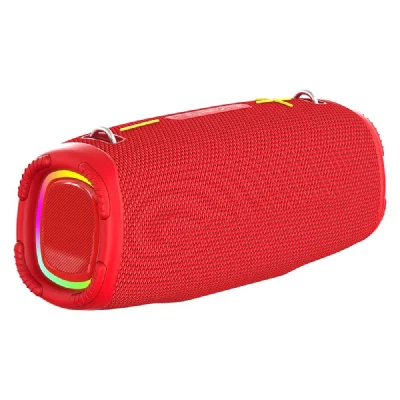 YONIS Enceinte Bluetooth &Eacute;tanche IPX6 Autonomie 7h Son Haute-Fid&eacute;lit&eacute; Portablee Rouge