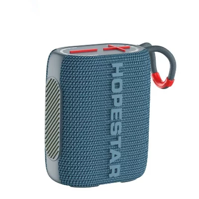 YONIS Enceinte bluetooth &eacute;tanche ipx7 son haute-fid&eacute;lit&eacute; lecture tf aux mp3 wav bleu  