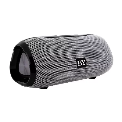 YONIS Enceinte Bluetooth &Eacute;tanche St&eacute;r&eacute;o 3D Son Puissant Support TF/AUX FM Autonomie 6h Gris 