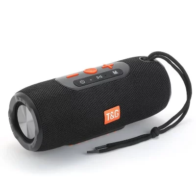 YONIS Enceinte Bluetooth HiFi Portable TWS Son Clair Radio FM Lecture TF USB Rouge 