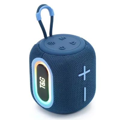 YONIS Enceinte Bluetooth LED Portable Avec Super Bass Et Lumi&egrave;re Ambiante Rouge 