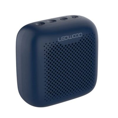 LEDWOOD Enceinte Bluetooth  Robuste Bleu