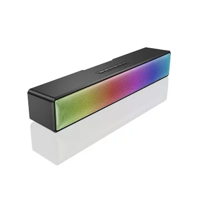 YONIS Enceinte bluetooth multifonctionnelle lumi&egrave;re rgb rythmique son 3d haut-parleurs puissants  