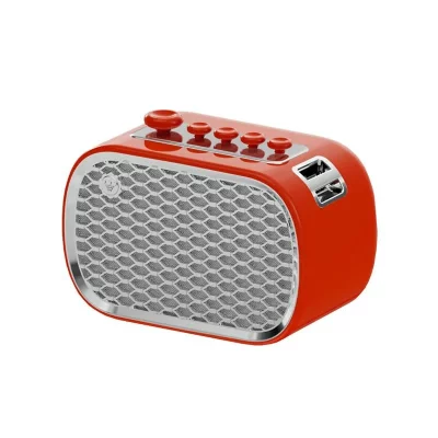 YONIS Enceinte Bluetooth Multifonctionnelle Son Clair Design &Eacute;l&eacute;gant Ext&eacute;rieur Int&eacute;rieur Rouge 