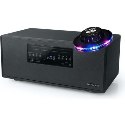 MUSE Enceinte Bluetooth -  - M-692BTC - 60W - Radio FM - Lecteur CD - Lumi&egrave;re OVNI 