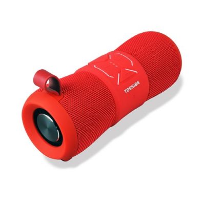TOSHIBA Enceinte bluetooth nomade et &eacute;tanche -  - rouge