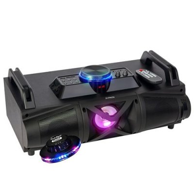 PARTY SOUND & LIGHT Enceinte Bluetooth  Party Falcon Noir
