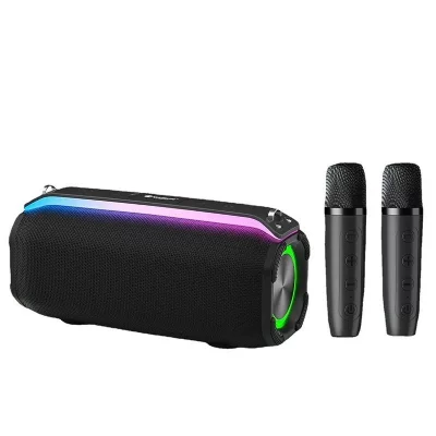 YONIS Enceinte bluetooth portable 20w tws son hd micro double noir  
