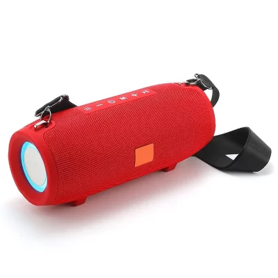 YONIS Enceinte bluetooth portable 40w waterproof led son haute qualit&eacute; autonomie 4-9h rouge  