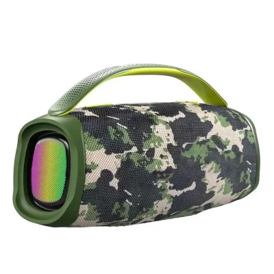 YONIS Enceinte bluetooth portable 80w puissante autonomie 6-8h etanche anti-poussi&egrave;re vert  