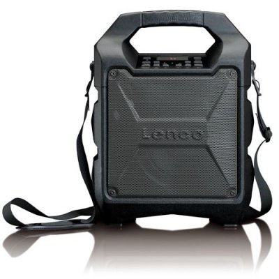 LENCO Enceinte bluetooth portable avec radio fm et usb noir 