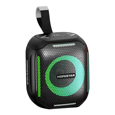 YONIS Enceinte bluetooth portable etanche 360&deg; subwoofer compatible tous appareils noir  
