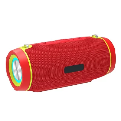 YONIS Enceinte bluetooth portable etanche ipx6 avec fonction mains-libres fm aux tf rouge  
