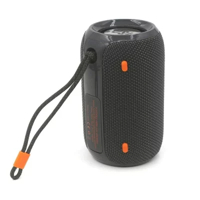 YONIS Enceinte Bluetooth Portable &Eacute;tanche Sans Fil Avec Son Clair Et Puissant 80db Gris Fonc&eacute; 