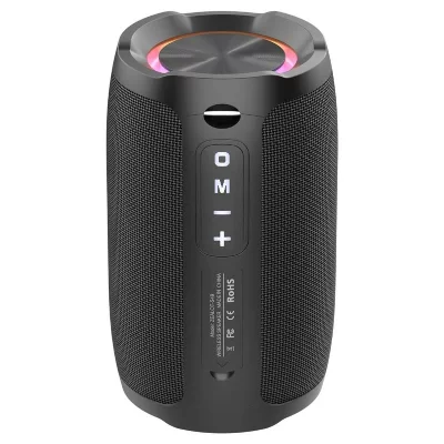 YONIS Enceinte bluetooth portable etanche son puissant lumi&egrave;re rgb autonomie 5h  