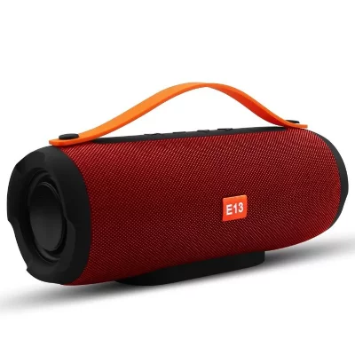 YONIS Enceinte Bluetooth Portable Mini Rouge - Son St&eacute;r&eacute;o Puissant et Autonomie Longue