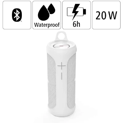 HAMA enceinte bluetooth Portable st&eacute;r&eacute;o 20W blanc