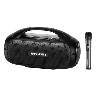 YONIS Enceinte Bluetooth Portable Tws 60w &Eacute;tanche Ipx5 Avec Micro Et Batterie 12000mah 