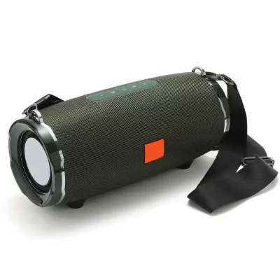 YONIS Enceinte bluetooth portable waterproof avec basses surround support fm tf card vert  