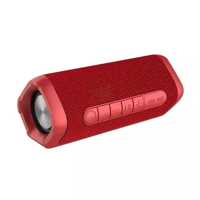 YONIS Enceinte bluetooth portable waterproof subwoofer sans fil haute puissance rouge  