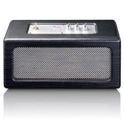 LENCO Enceinte Bluetooth r&eacute;tro noir BT-300BK 