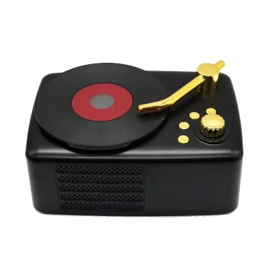 YONIS Enceinte bluetooth r&eacute;tro sensibilit&eacute; fm autonomie longue dur&eacute;e 5-8h 10m port&eacute;e  