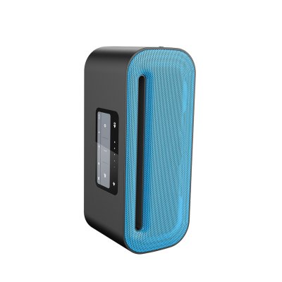 YONIS Enceinte Bluetooth Sans Fil C&acirc;ble Aux Carte Tf Microphone Int&eacute;gr&eacute; Nfc Bleue -