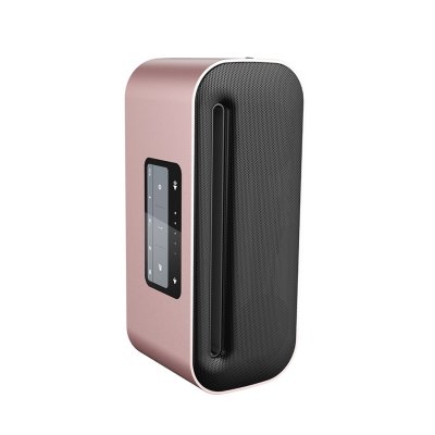 YONIS Enceinte Bluetooth Sans Fil C&acirc;ble Aux Carte Tf Microphone Int&eacute;gr&eacute; Nfc Or Rose -