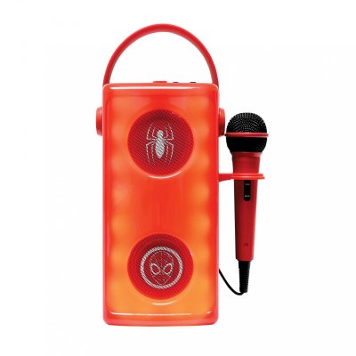 LEXIBOOK Enceinte Bluetooth sans-fil lumineuse avec micro  Spider-Man