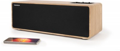 THOMSON Enceinte bluetooth&nbsp;-  - Bois et noir