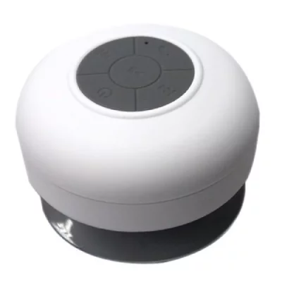 YONIS Enceinte Bluetooth Waterproof Kit Mains Libres Iphone Smartphone Tablette Blanc - 