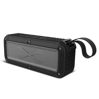 YONIS Enceinte bluetooth waterproof portable pour ext&eacute;rieur et douche avec radio fm et nfc noir  