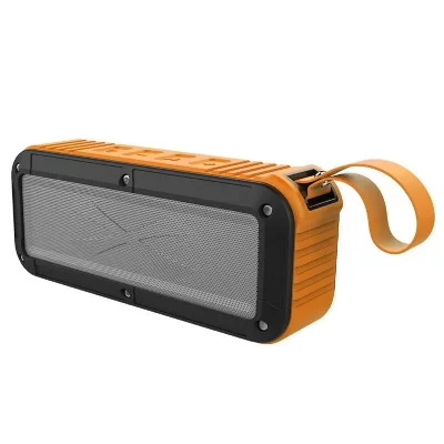 YONIS Enceinte bluetooth waterproof portable pour ext&eacute;rieur et douche avec radio fm et nfc orange  