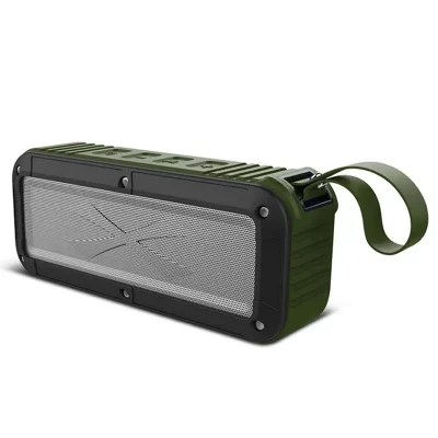 YONIS Enceinte bluetooth waterproof portable pour ext&eacute;rieur et douche avec radio fm et nfc vert  