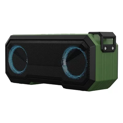 YONIS Enceinte bluetooth waterproof x8 lumineuse 12h autonomie 3000mah 8w clair vert  