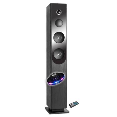 INOVALLEY Enceinte colonne - Blacktower - BLACKTOWER Plus - 100W - Bluetooth - Lecteur CD