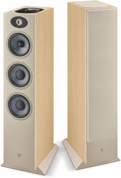 FOCAL Enceinte colonne  Theva N3D Bois clair Vendue &agrave; l'unit&eacute;