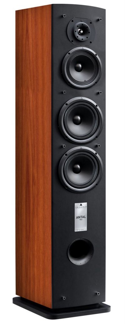TRIANGLE Enceinte colonne  Antal 902 Cognac Vendue &agrave; l&rsquo;unit&eacute;