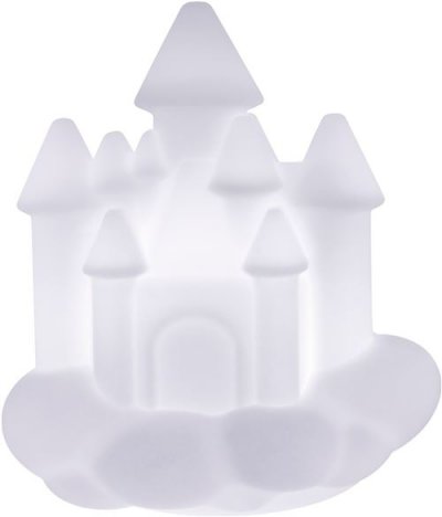BIGBEN Enceinte lumineuse sans fil Bluetooth  Lumin'us Ch&acirc;teau Blanc