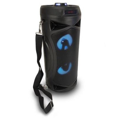 PARTY LIGHT & SOUND Enceinte nomade party bazooka &agrave; led - usb/sd/bt -