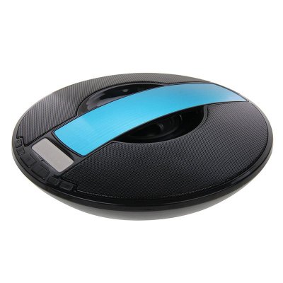 YONIS Enceinte Portable Bluetooth Subwoofer Micro SD USB Radio Fm Kit Main-Libre Bleu 