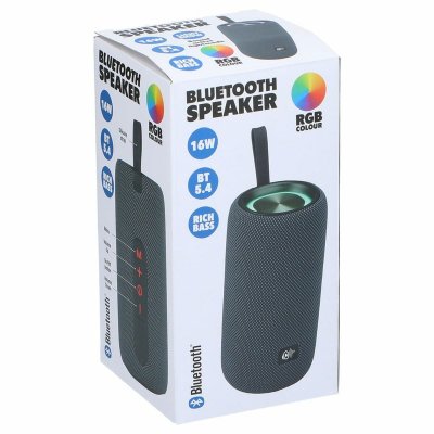 EDM Enceinte portable No Brand  Noir Plastique H16.8xl8xL8cm
