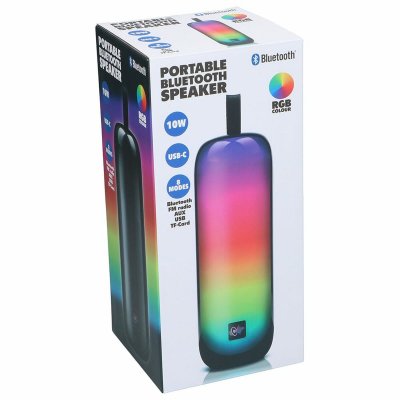  Enceinte portable No Brand  Noir Plastique H24.5xl8.5xL8.5cm