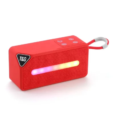 YONIS Enceinte sans fil Bluetooth autonomie 3 h fonction radio - Rouge