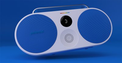 POLAROID Enceinte sans fil Bluetooth  Music Player 3 Bleu et blanc
