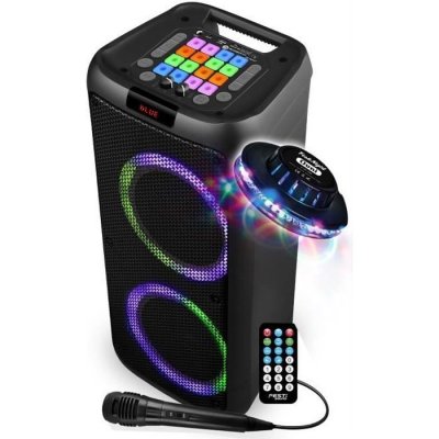 FESTISOUND Enceinte Sonorisation -  - SUNSET 208 - 600W - Bluetooth USB - LED RVB