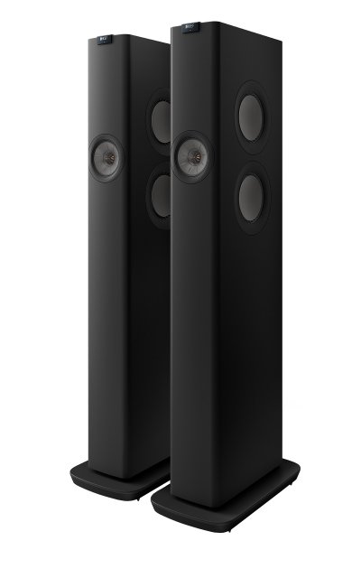 KEF Enceintes connect&eacute;es Hi-Fi  LS60 Wireless Noir vendues &agrave; la paire