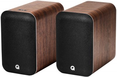 Q ACOUSTICS Enceintes connect&eacute;es Hi-Fi  M20 HD Noyer Vendues par paire