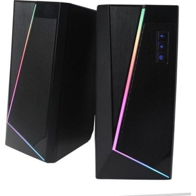 WE Enceintes PC  2.0 Bluetooth Noir 